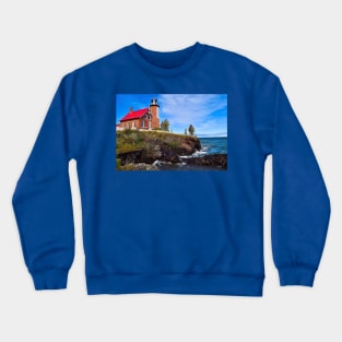 “Eagle Harbor Lighthouse” Crewneck Sweatshirt